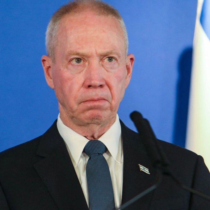 OnlinePalEng's tweet photo. Israeli Defense Minister Yoav Gallant: “We are fighting human animals and we act accordingly." https://t.co/KHs5qo1K7c