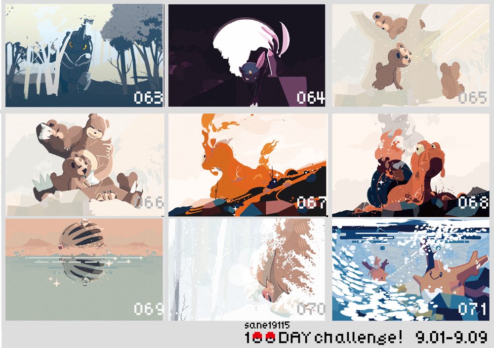 ▶︎◀︎ 1OO日チャレンジ ▶︎◀︎
9月分! 8月の反省を生かしてキャラクターがメインに見えるように意識できました◎
#今月描いた絵を晒そう
#pokemon