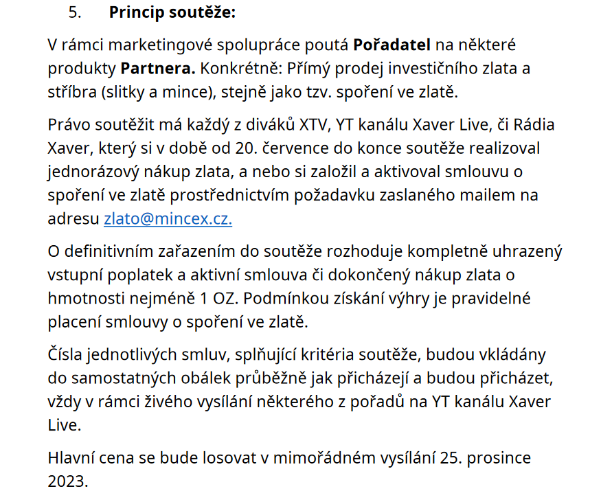 vojber's tweet image. XTV doporučuje spoření ve zlatě, třeba s její zlatou mincí. Doporučuje i kde spořit - u firmy místopředsedy strany Svobodných R. Vláška, kde diváci XTV mají 30% slevu. Pan Vlášek produkty své společnosti v XTV propaguje i v rámci pravidelného pořadu. Viz: hlidacipes.org/xaver-a-holec-…