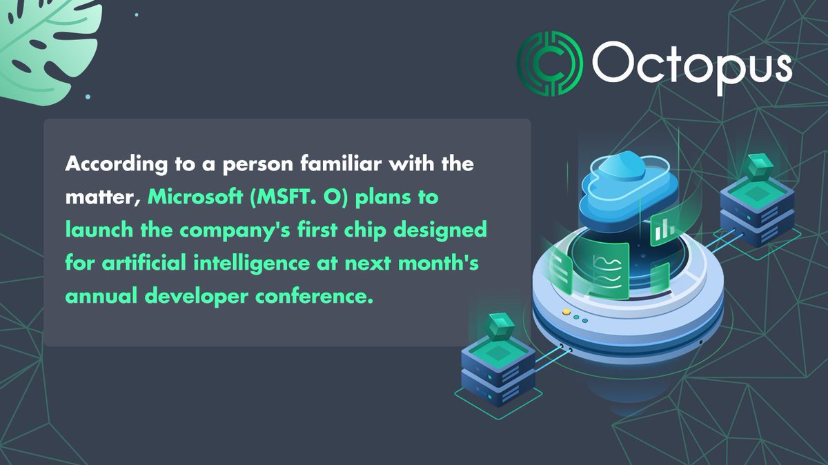 Microsoft will launch its first artificial intelligence chip next month.