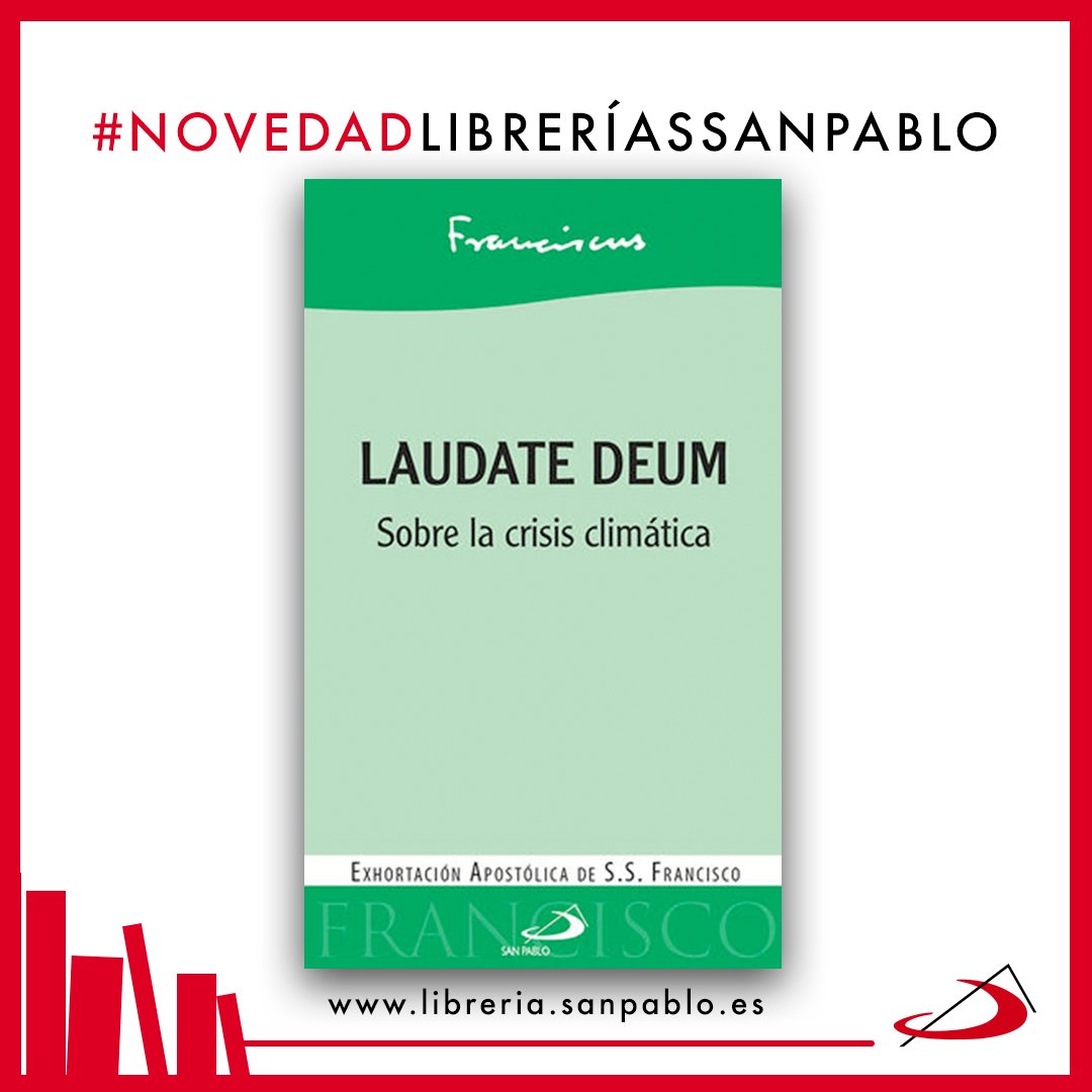 Ya está disponible esta encíclica en nuestras librerías #cercadeti y online: libreria.sanpablo.es/libro/laudate-…
#libreriassanpablo #sanpablo #librosreligiosos #novedadlibreriassanpablo #mislibrosenlibrerias #apoyaatulibreria #laudatedeum #laudatosi #creacion #ecologia #papa #papafrancisco