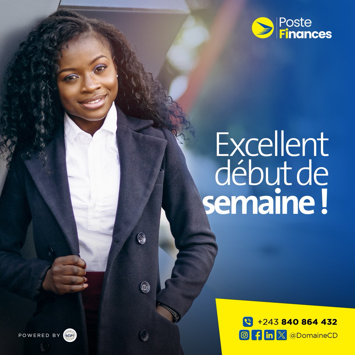 rdc_poste's tweet image. Excellent début de semaine !

Pensez à passer à 📍 l&apos;hôtel de Poste pour effectuer vos différentes opérations financières 💳💵 

Notre adresse :

📍 Hôtel de Poste au 1009, Boulevard du 30 Juin, kinshasa - Gombe.

Rapidité 🚀 assurée !

#PosteFinances #ServicesFinanciers #SCPT