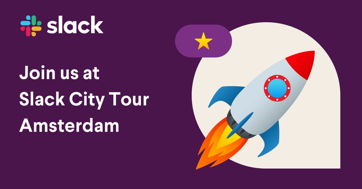 craigwalker2610's tweet image. Slack City Tour is coming to #Amsterdam on November 8th! Join us to learn how you can use #SlackAI and automation to propel your business productivity.

Register now for free at citytouramsterdam.splashthat.com