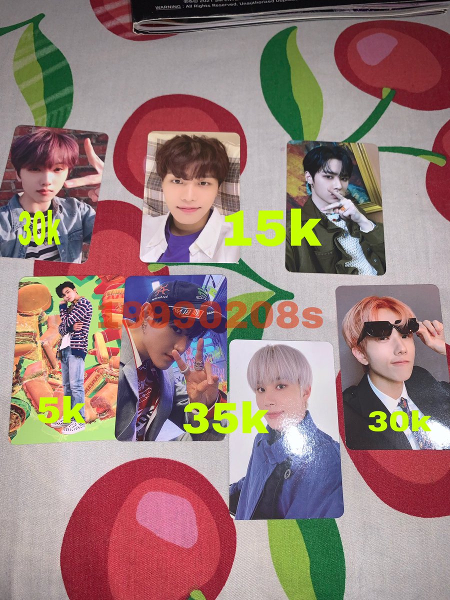19990208s's tweet photo. wts / want to sell

clearance sale aab pc mark jungwoo taeyong kun jisung taeil

• price inc packing + adm 🍊
• Semarang, INA
• dm for condi n details

t. wts sell ready ina aab pc nct mark negotiable https://t.co/fYy1r6RIL0