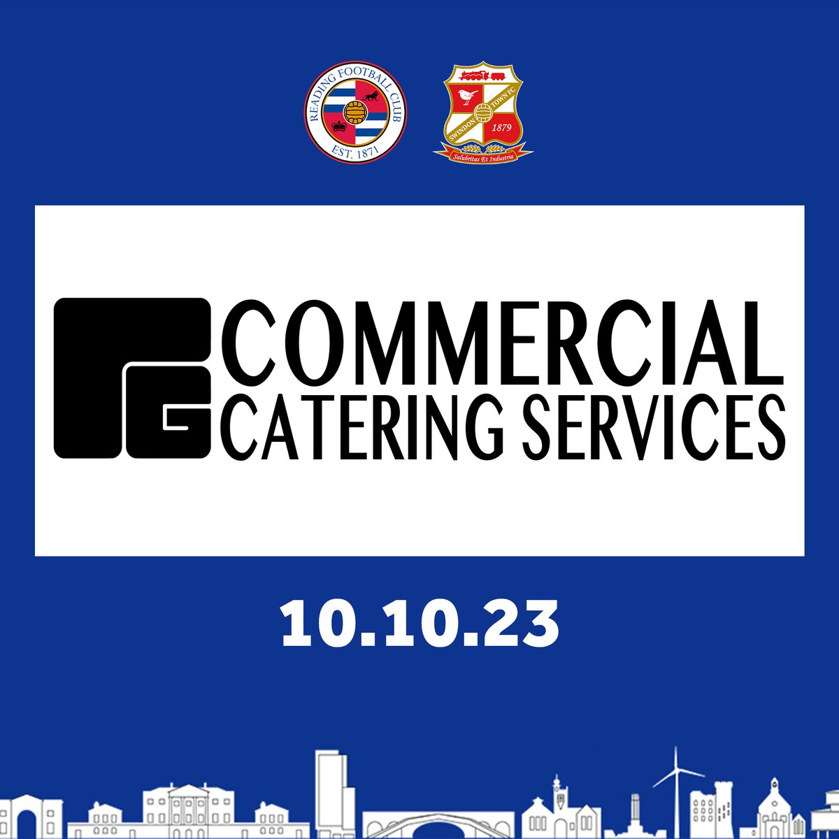 ReadingFC's tweet photo. Thank you to the Match Sponsors of this evening's game, RG Commercial Catering Services 🤝

Thank you for your support! 💙 https://t.co/Q2U2TJjYaW