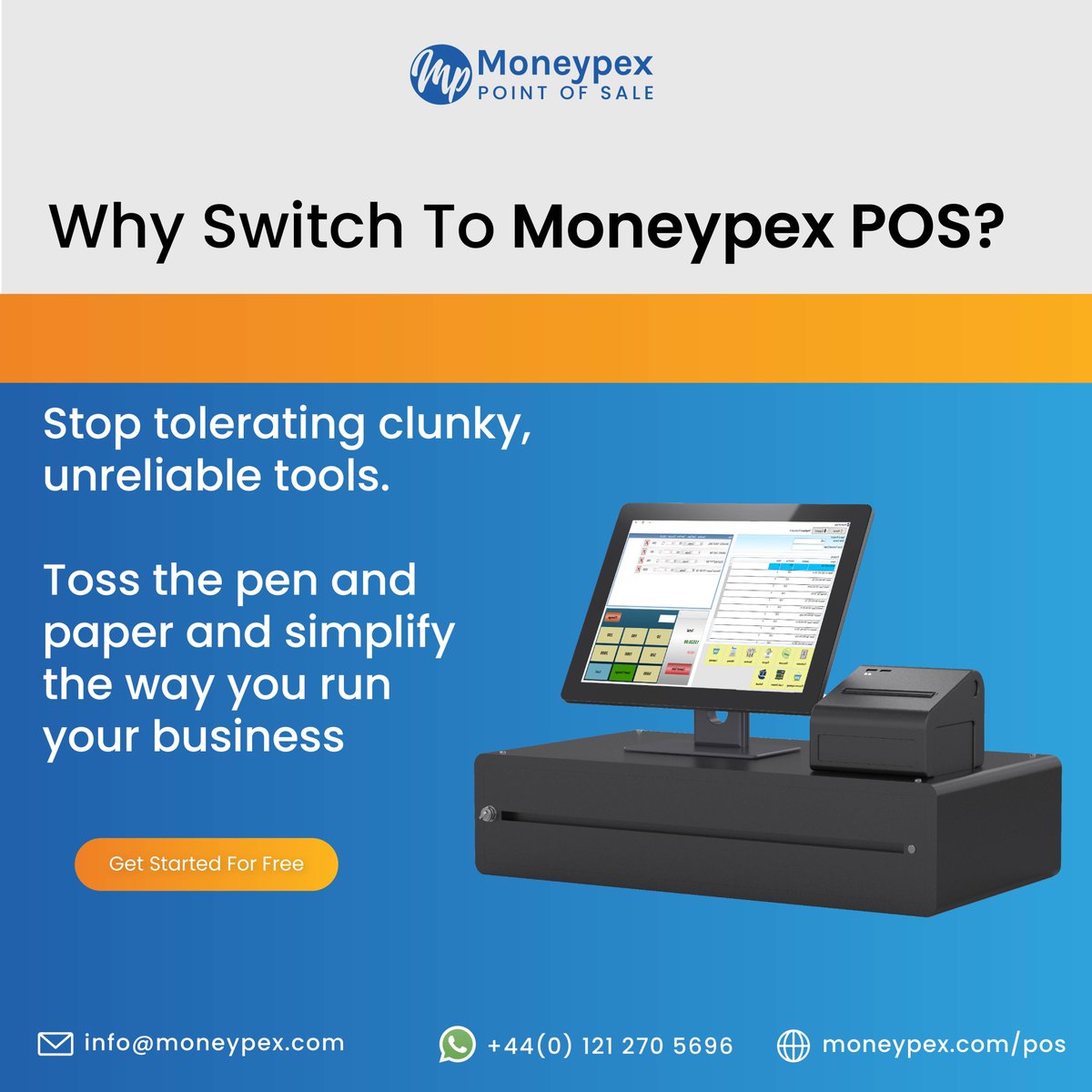 moneypexpos's tweet photo. Transform the way you do business by leaving old ways behind. 

Request a free demo at:
https://t.co/wukOUxa0mH
info@moneypex.com
+44(0) 121 270 5696

#smartbusiness #businesslife #businessmanagement #automate #savetime #POS #possystem #pointofsale #moneypexpos https://t.co/XgWbY0L3Ra