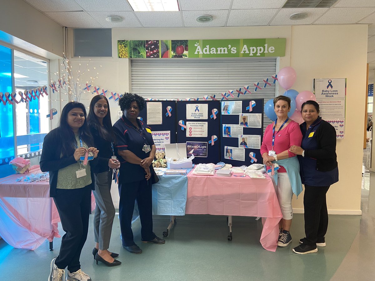 Come and say hi to our midwives for #BabyLossAwareness they’ll be at NPH main entrance from 12pm - 2pm everyday this week. Let’s talk about it.