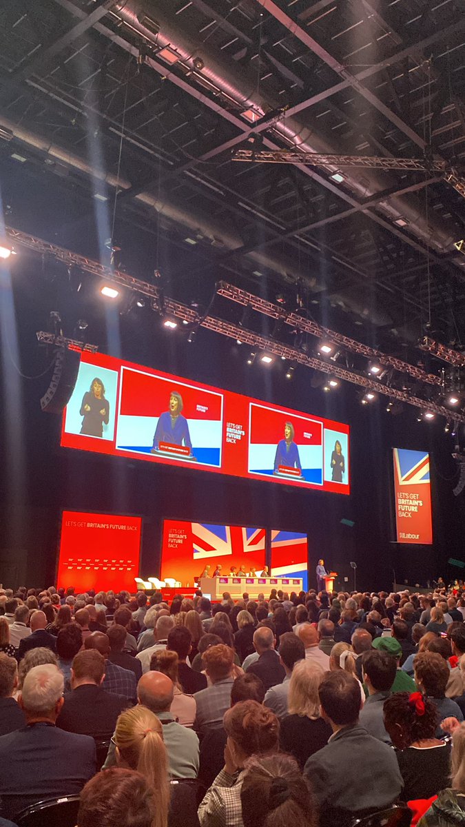 The thought of the first female Chancellor - a Labour Chancellor who can rebuild Britain and make our lives better - is making me have a little weep!
