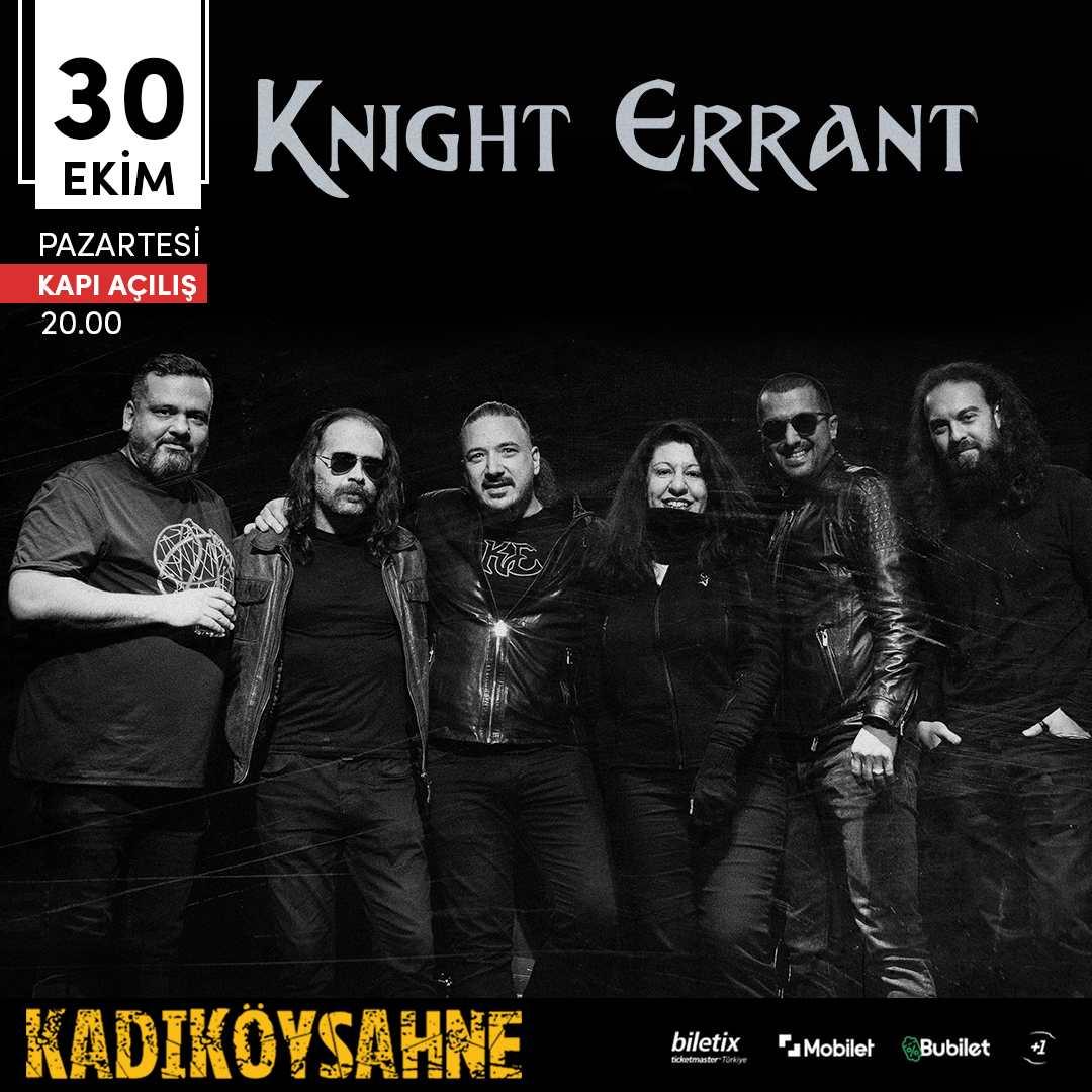 Varan 2- Sadece KE istediniz ve biz de yaptık! Knight Errant 30 uncu kuruluş yılını Kadıköy Sahne’de dostları ile bir araya gelerek kutluyor. 30 Ekim 2023 tarihinde Kadıköy Sahne’de buluşmak üzere !
Bilet için : biletix.com/etkinlik/2LD96…