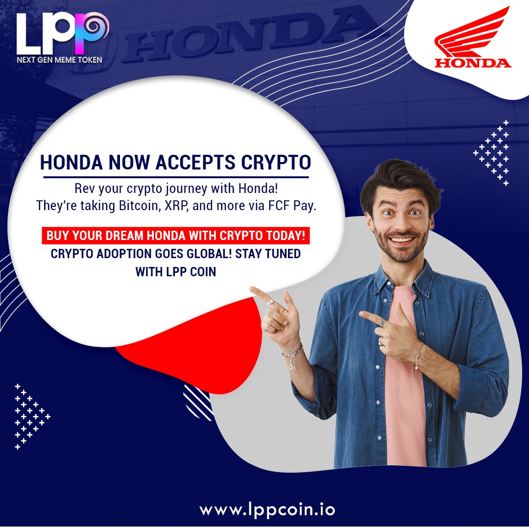coin_lpp's tweet photo. ๐๐ #CryptoPaymentRevolution! ๐๐ Mercedes-Benz and Honda join FCF Pay to accept crypto payments! ๐๐ฐ
๐ #FCFPay #MercedesBenzCrypto #HondaCrypto #CryptocurrencyNews #CryptoRevolution #InvestNow #LPPCoin #Airdrops https://t.co/AR53F5I0Mv