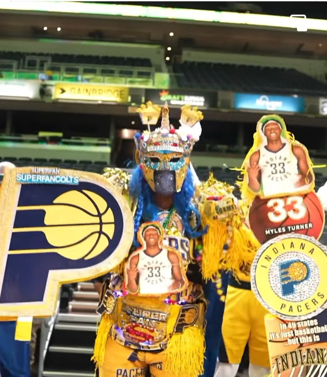 SuperFanColts's tweet photo. Auditions night photo @Pacers @PacersSportsEnt @GainbridgeFH @Original_Turner block New season same reason going for the gold #FearThis #NoRetreatNoSurender https://t.co/6hXKWRmAth