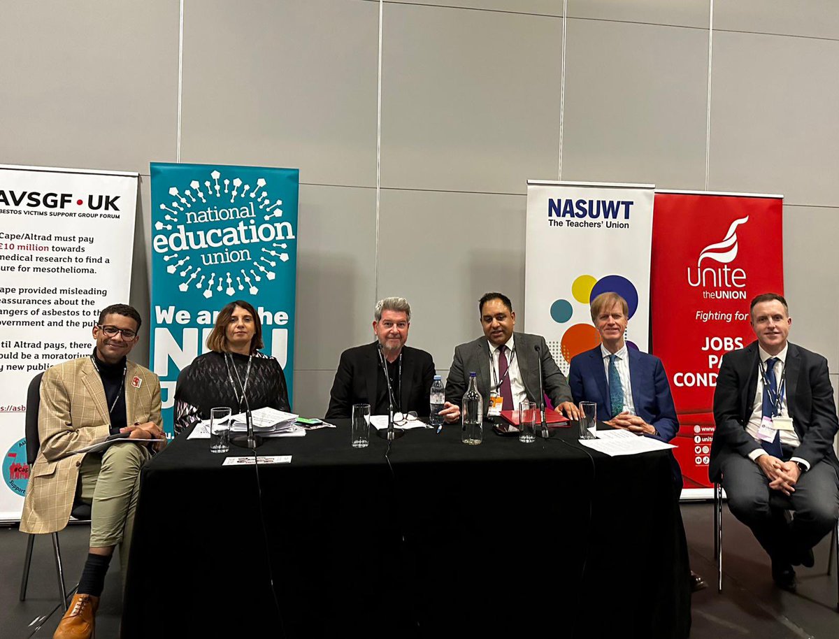 Great support for the @AsbestosForum #CapeMustPay campaign in a meeting chaired by @tendollarguy, organised by @ShellyAsquith at the #LabourConference23 calling for a moratorium on any new public contracts being awarded to @altrad_services