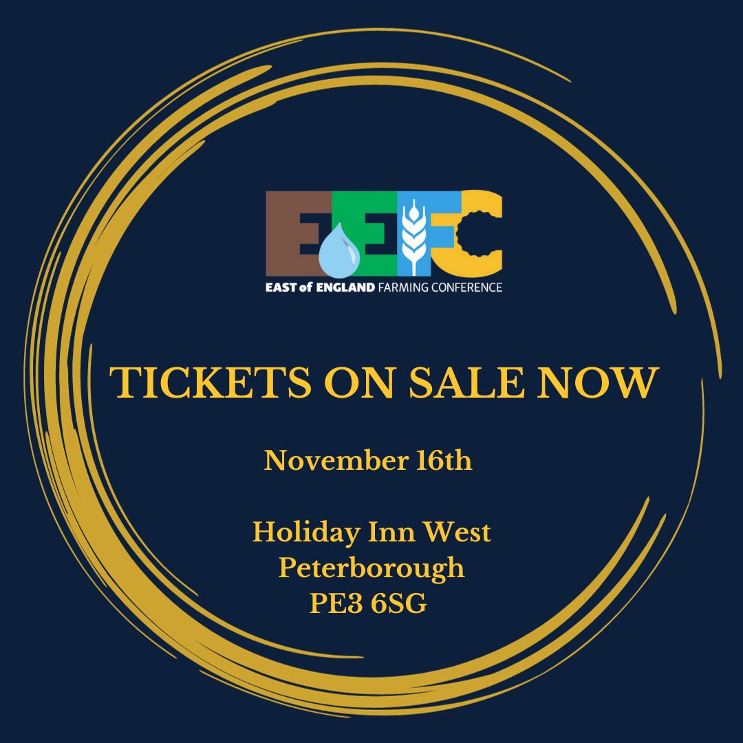 Have you seen our full speaker line up for this years East of England Farming Conference? We might be biased but it looks like a good day out! buff.ly/3trUihR 

#EoEFC23 #Agriculture #Farming #FarmingConference