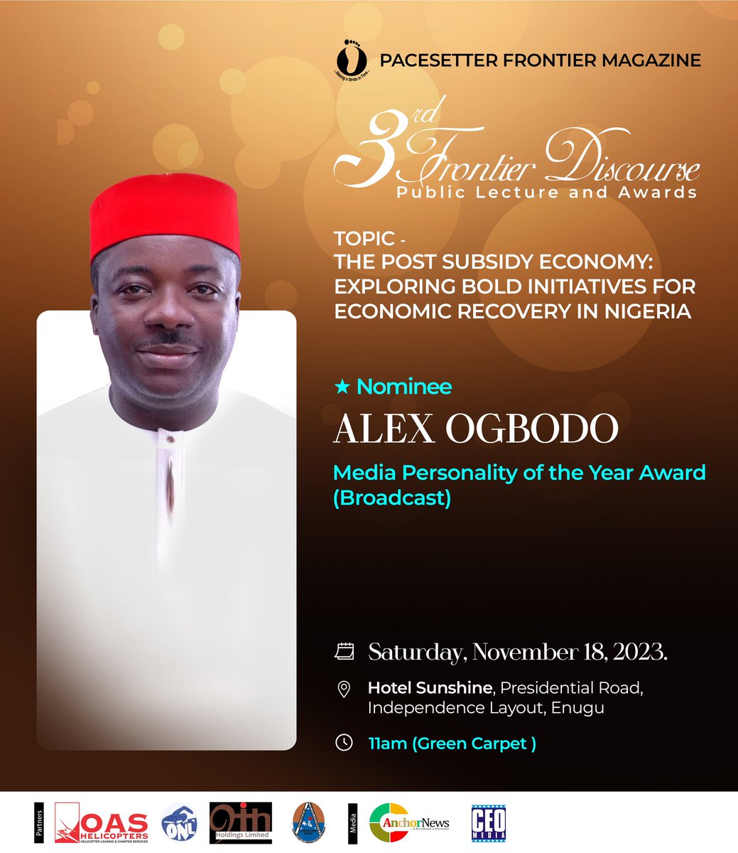 alexogbodo1's tweet photo. Hello Fam, I have  been nominated for Media Personality of the year (Broadcast) by the  Pacesetter Frontier Magazine. I need your precious votes, Please click on the link and vote for me. Thank you! 
https://t.co/JZ3wC4RnhY… https://t.co/QRS0yMU2qh