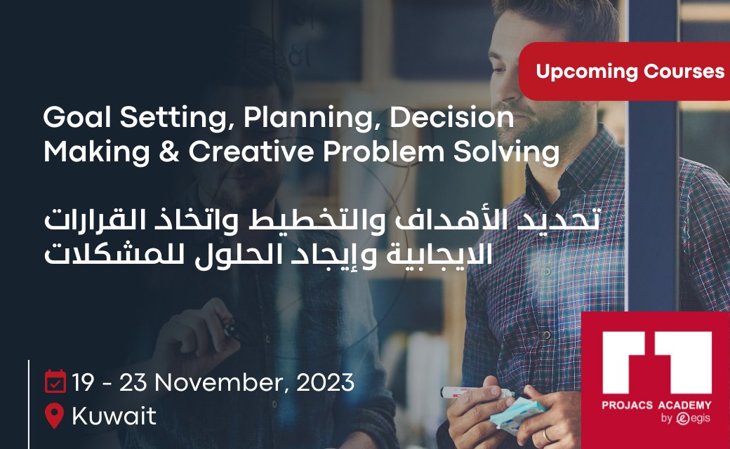 projacsacademy's tweet image. Join us in Bahrain, Cairo, & Kuwait from Nov 19-23!🌟📚
✔Services, Supply & Works Contract Management
✔Industrial Automation Workshop PLC & #SCADA Systems
✔Goal Setting, Planning, Decision Making & Creative #Problem_Solving
For more information, click below. ⬇
#leadership