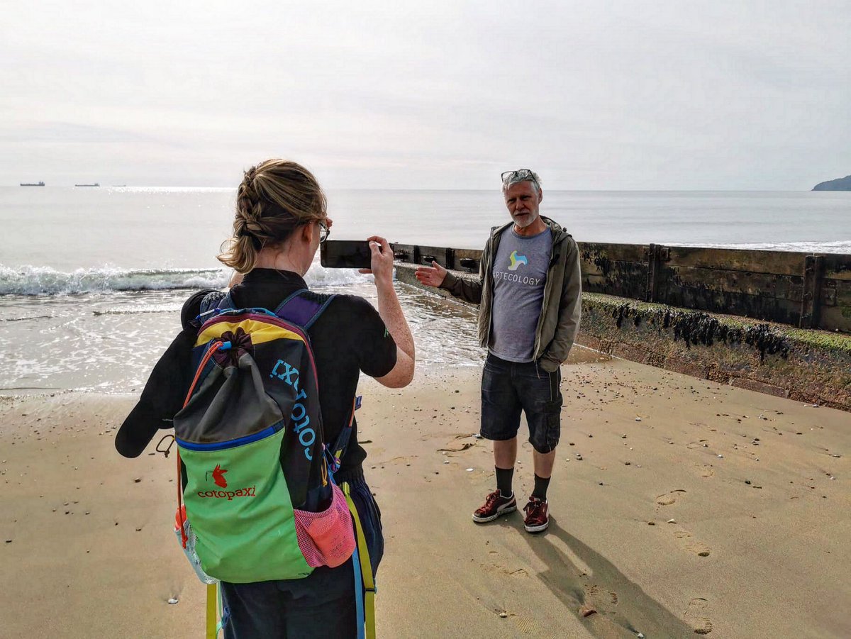 Thanks to <a href="/EnvAgency/">Environment Agency</a> for swinging by to capture some video of us at our studio and at Science Beach. Great to be able to help out with the community engagement side of their planning works in Sandown Bay.
#seadefence #civilengineering #biodiversitynetgain #wildlife #habitat
