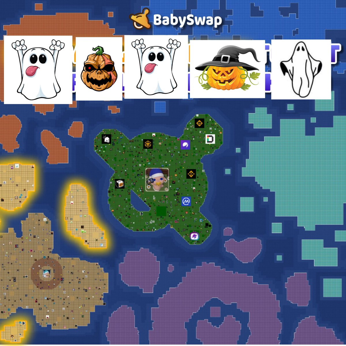 Asi96e's tweet photo. @babyswap_bsc @berwas131313
@dego_finance
@Esi34973435
@scottquigg
#babyswap  
 #GhostLand👻👻
#Halloween2023 https://t.co/LF87gC4ezJ