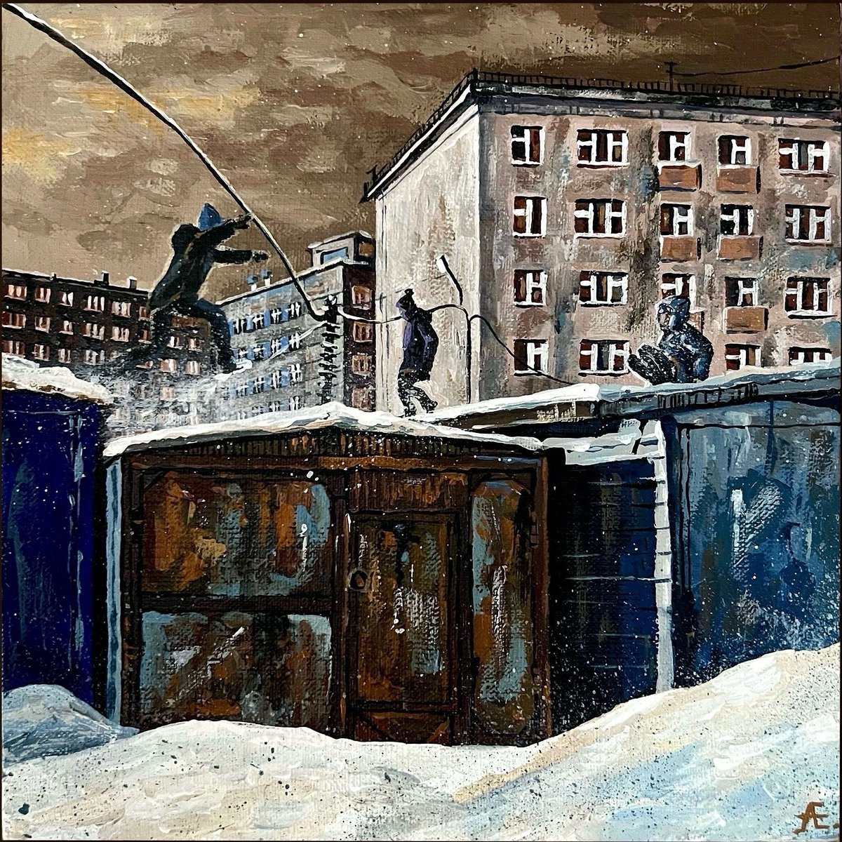 yebenya's tweet photo. «Весело по крышам»

Дудинка

арт: Анна Урюпина https://t.co/2G2Br9m9Ux