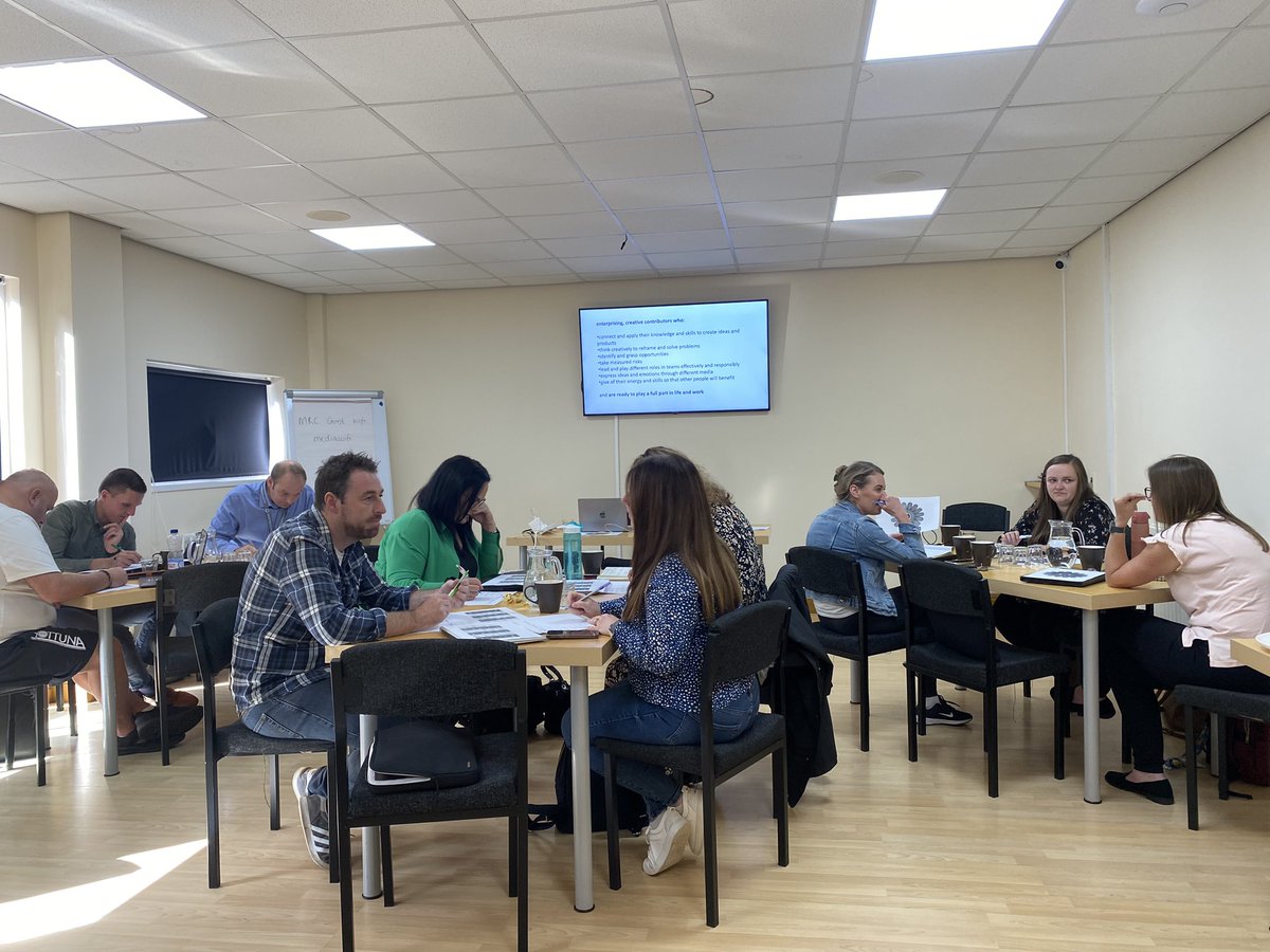 The authoring team for <a href="/CareersWales/">Careers Wales</a> are heads down thinking about how to support the <a href="/WG_Education/">Welsh Government Education</a> <a href="/GHCDon/">Graham Donaldson</a> purpose of ‘enterprising creative contributors’ across Welsh Schooling :-)