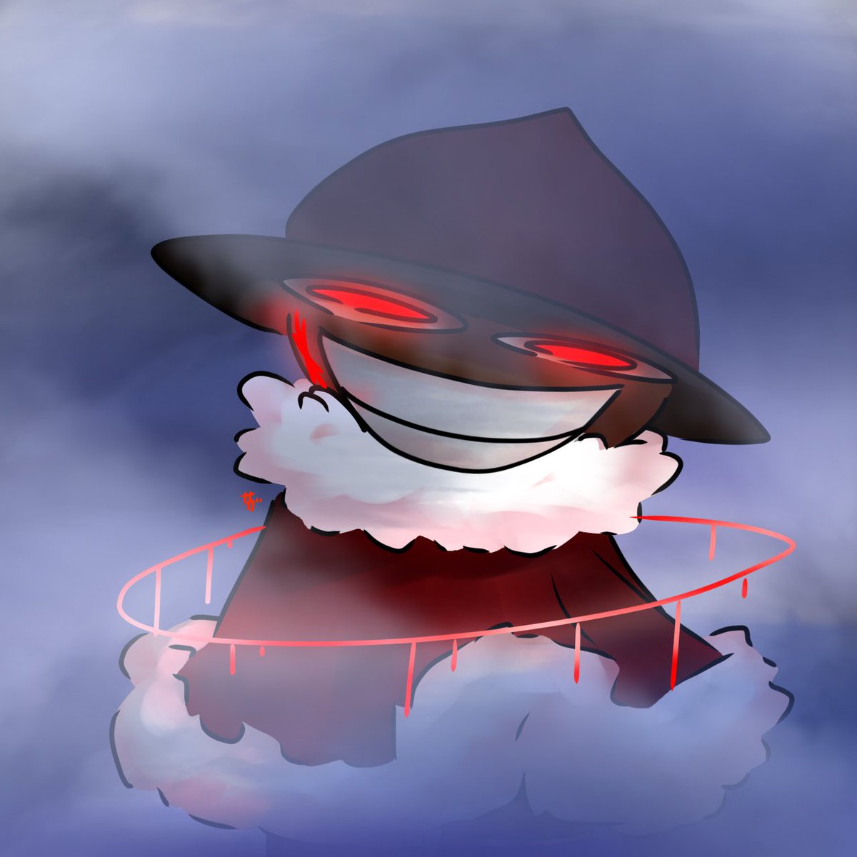 saganmara_794's tweet image. 赤い眼差し
#DnB_Fluffy_Snow_AU