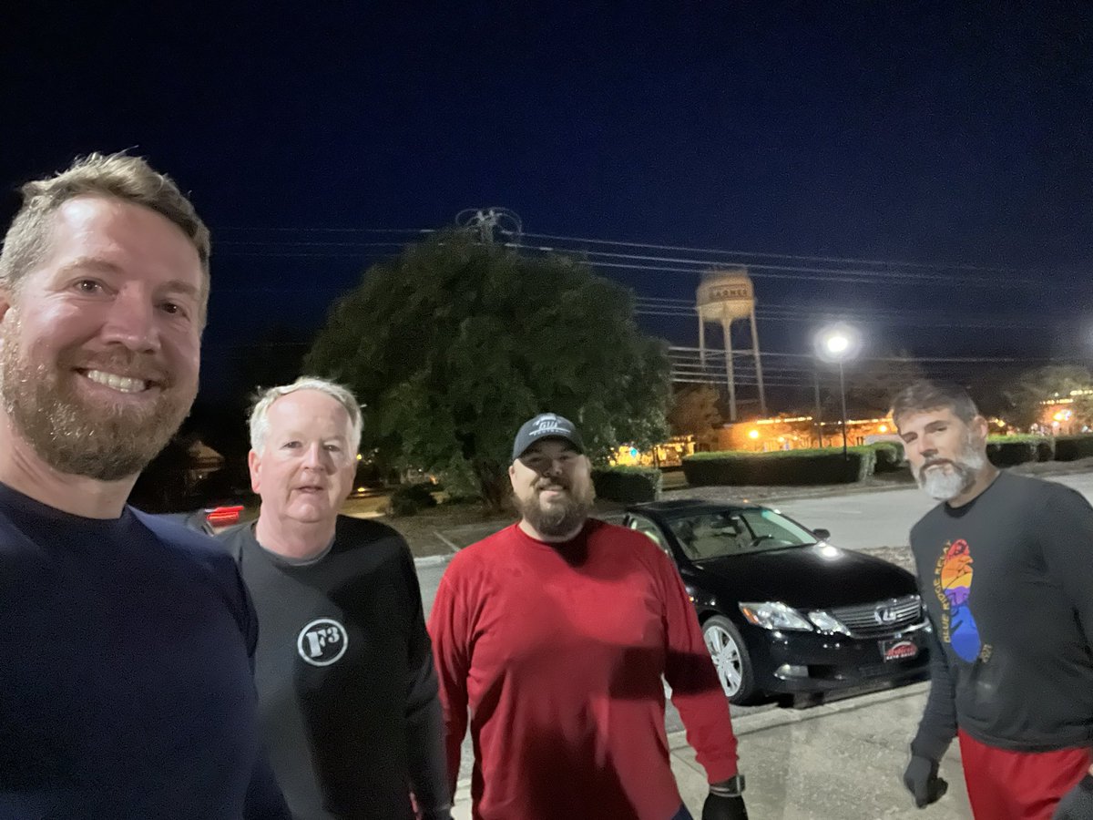 F3 Garner Station (@f3garnerstation) on Twitter photo 83 days to go in 2023! 4PAX came to <a href="/DowntownGarner/">Downtown Garner</a> for an 83-themed beatdown. WaR with a few laps and calisthenics. Teamwork rotating through ⛰️ climbers, squats, burpees, and a pacer lap until 83 burpees. 8x🪨exercises for 3 rounds with a mosey between. 83 days to go in 2023! 4PAX came to <a href="/DowntownGarner/">Downtown Garner</a> for an 83-themed beatdown. WaR with a few laps and calisthenics. Teamwork rotating through ⛰️ climbers, squats, burpees, and a pacer lap until 83 burpees. 8x🪨exercises for 3 rounds with a mosey between.