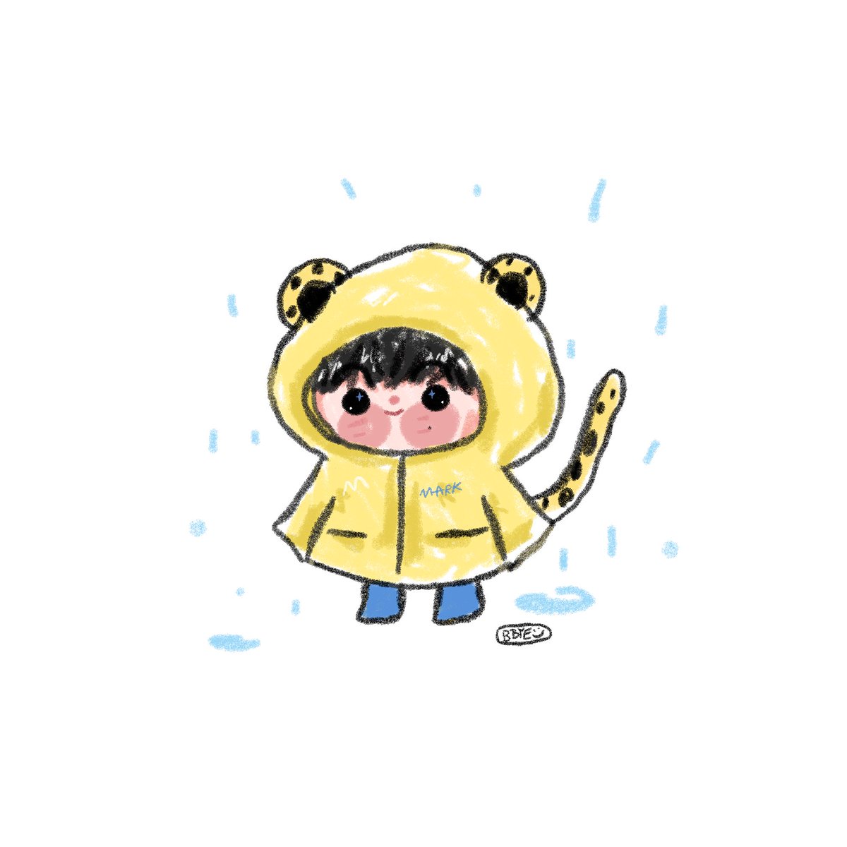 bbyedec's tweet photo. 🐯☔ #marklee https://t.co/s1cp0UIIQn