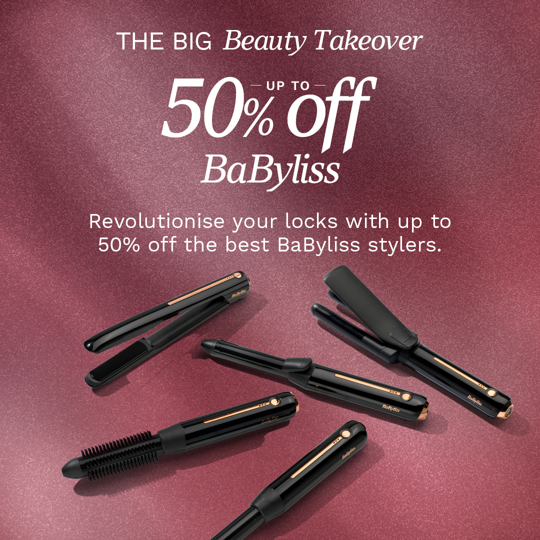 Get 50% off your favourite Babyliss devices TODAY ONLY with the Big Beauty Takeover! (and an extra 5% off when you shop through the app) 💇‍♀️ bit.ly/48JN8Wk