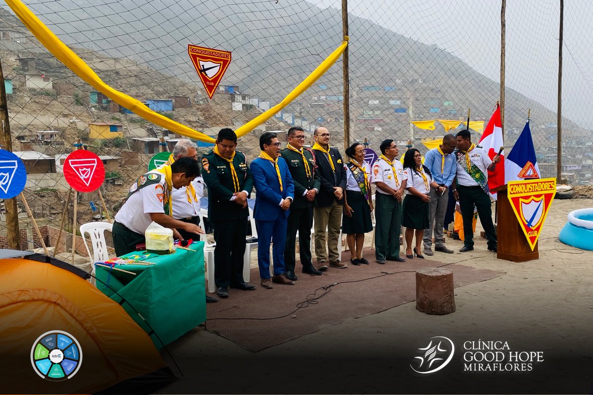 "𝗦𝗨 𝗔𝗧𝗘𝗡𝗖𝗜𝗢́𝗡 𝗔𝗤𝗨𝗜́, 𝗦𝗢𝗡 𝗟𝗔𝗦 𝗠𝗔𝗡𝗢𝗦 𝗗𝗘 𝗔𝗬𝗨𝗗𝗔 𝗔𝗟𝗟𝗔́"

Este sábado 06 de octubre se inauguró nuestro tercer Club de Conquistadores en Villa Maria del Triunfo Lima Perú, juntamente con la Iglesia Adventista   y el proyecto #OYIM
#clinicagoodhope