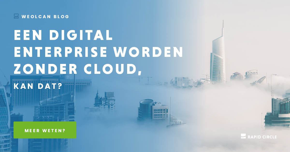 Een #digitalenterprise worden zonder Cloud, kan dat? 🤷‍♂️

De #Cloud, een onmisbare schakel voor organisaties op weg naar een digitale toekomst. Waarom? Denk aan hapklare modules en schaalbaarheid zover het oog reikt. Handig, maar is het echt zo simpel? 👉 hubs.ly/Q024Mrxv0'
