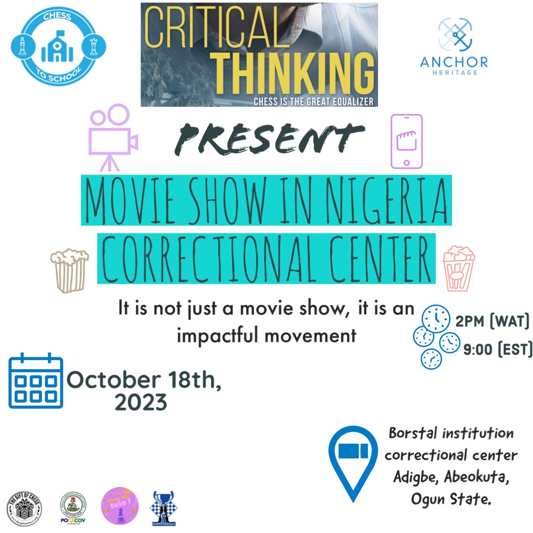 CT_themovie's tweet image. For the 1st time in Nigerian history a ♟️🎥 will be used as a tool for hope, freedom of a brighter future! We’re overwhelmingly proud of how @CT_themovie continues to change the🌍 @thegiftofchess @Tunde_OD @guitargirrl @CNN @NetflixNaija @richardbranson @heisrema #chessislife