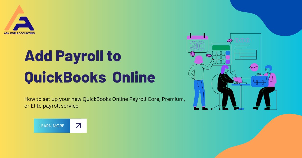 ask_accounting's tweet photo. You can manage your payroll, taxes, and employee records all in one place by adding or set up Payroll in QuickBooks Online https://t.co/yMPidlWql2
#Payroll #QuickBooksOnline #QuickBooksPayroll #QBOPayroll #SetupPayroll #PayrollManagement #QuickBooksAccounting #QuickBooksSoftware https://t.co/sy62PinLn9