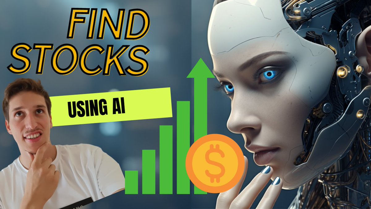 XXEinsteinX's tweet photo. Check my new Video: Find Stocks using AI 
https://t.co/YQCXHxwBDQ

#ai #Finance #MONEY #price @BeeBee_AI23 @DanelfinAI @AiCandlestick @FinalleAI @Scobleizer @mreflow https://t.co/EIuWUSh7Pe