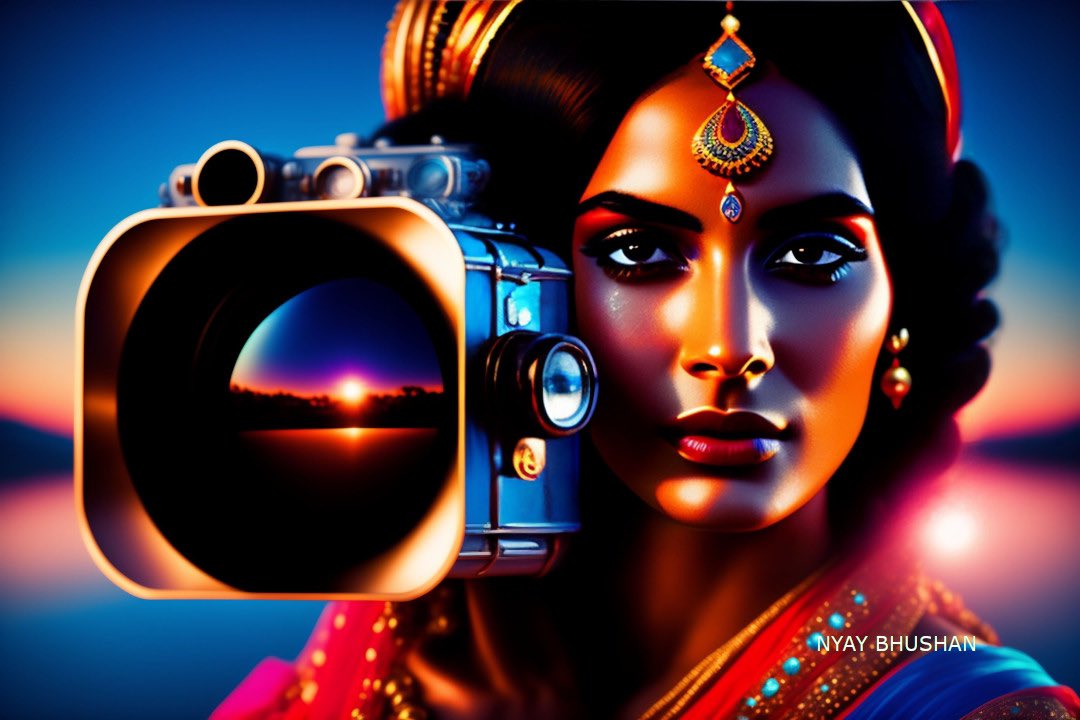 ‘Camera Queens of Mayanagri’ is the only AI art series from India to receive an Honourable Mention in the AI art category at the 2023 @iphoto_awards 

photoawards.com/winner/zoom.ph…

#2023ipa #internationalphotographyawards #aiart #indianai #artphotography