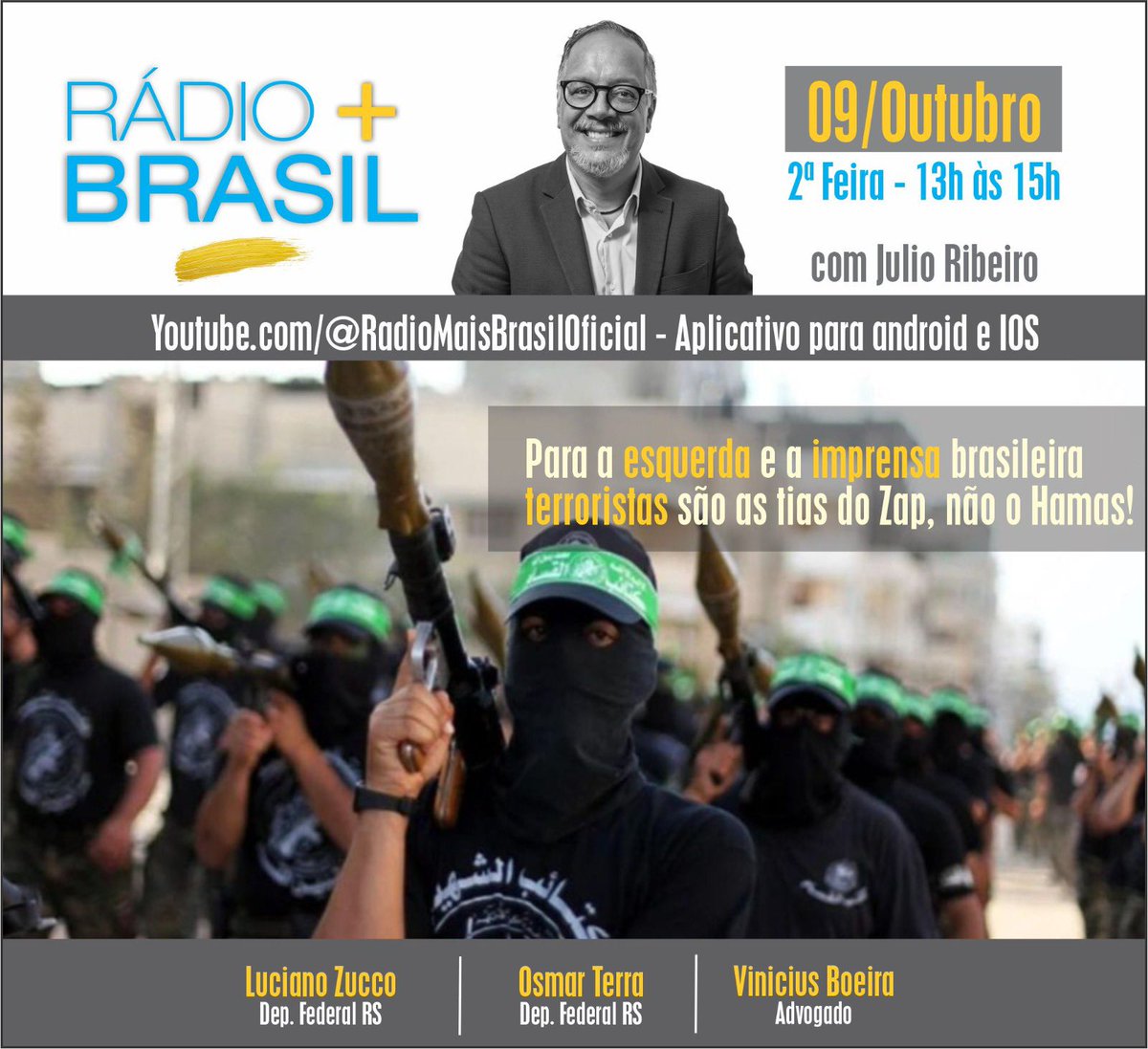 A esquerda culpou as vítimas, e para a “grande” mídia os terroristas do Hamas são “combatentes”! youtube.com/watch?v=uC4_vb…