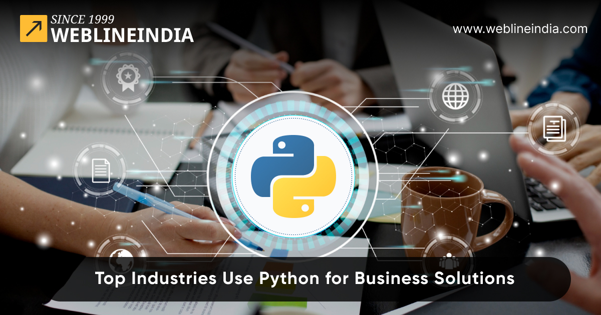 WeblineIndia's tweet image. Top Industries Leveraging Python for Business Solutions bit.ly/45vWulW
#python #business #pythonforbusiness #industries #businesssolutions