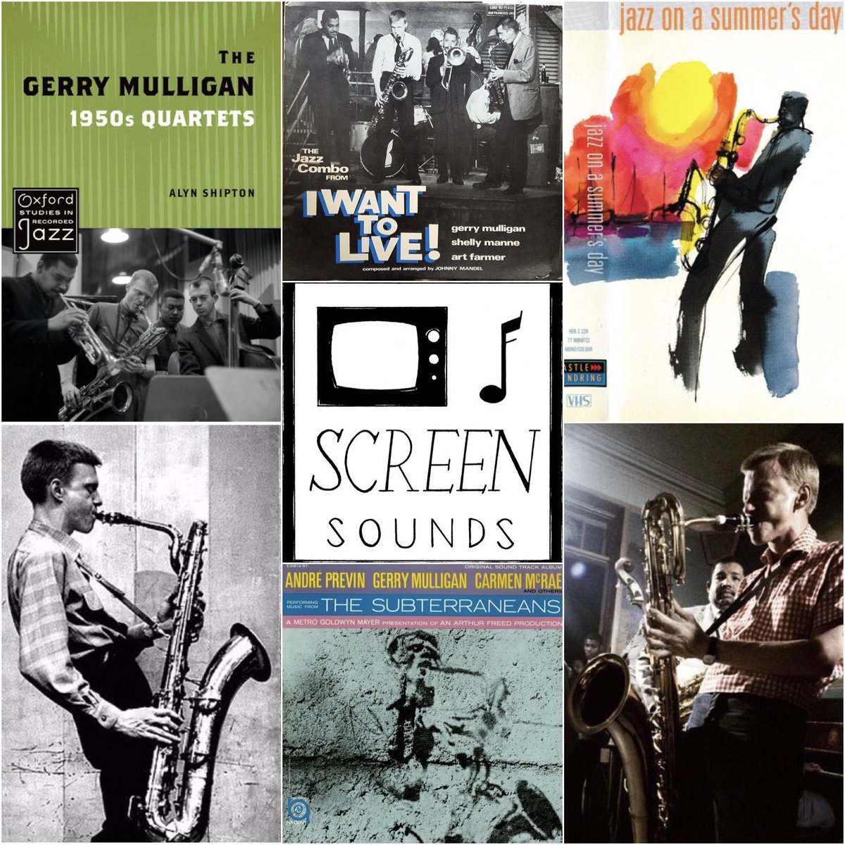ChrisNiedan's tweet photo. My interview with @AlynShipton for Screen Sounds on @radiofreebk about the film music portions of his book, “The Gerry Mulligan 1950s Quartets,” published by @OxUniPress. Listen to it here: https://t.co/QQo0WiPHYn. https://t.co/lgR0OgtwB7