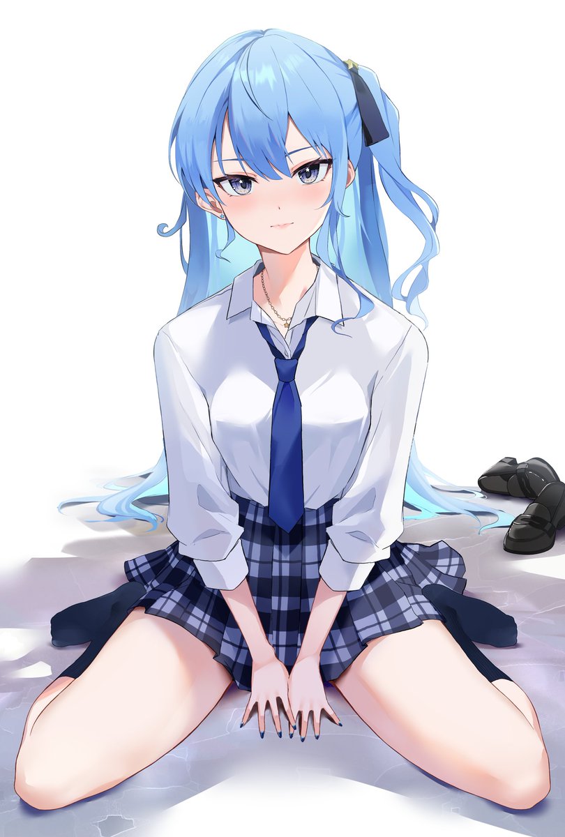 星街すいせい 「ネックレス星バージョン差分です 」|綾香／AYAKA💎のイラスト
