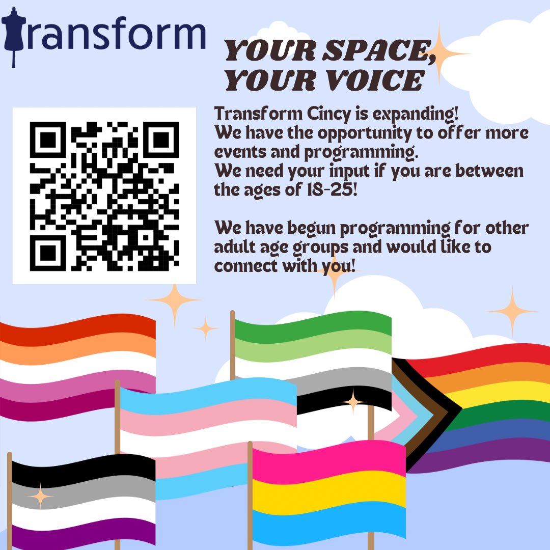 We could really use your voice in helping to provide the best use of our space and supporting the community. It’s an extremely short survey (less than 90 seconds). #ProtectTransKids #ProtectTransYouth #LGBTQIA #supportLGBTQPIAYouth

surveymonkey.com/r/2BMCCZT