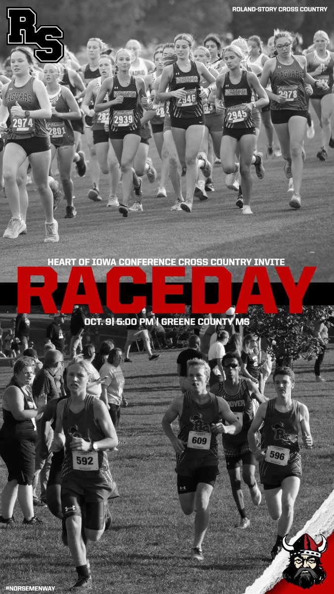 RS_Norsemen's tweet photo. Best of luck to our XC athletes today as they compete at the HOIAC XC Invite at Greene County MS.  High School races start at 5:00.

#NorsemenWay https://t.co/fQ3E3SdUJm