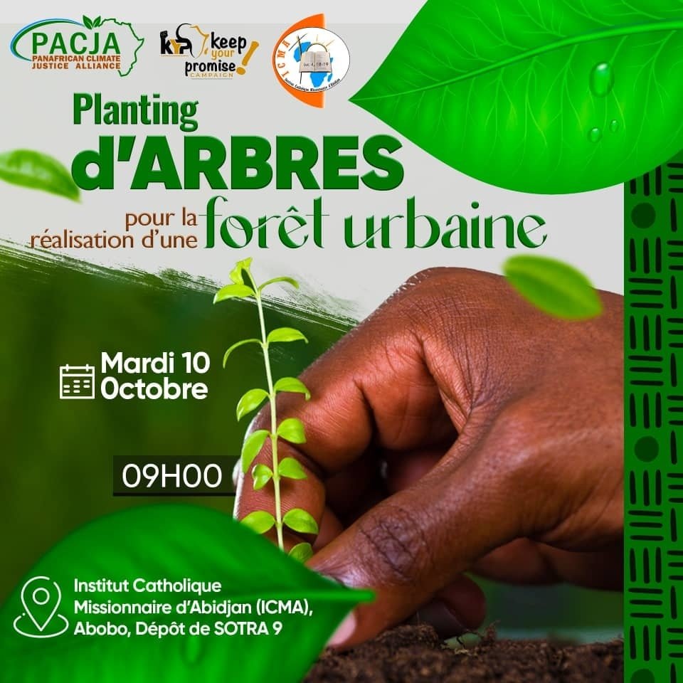 Vous rêvez de dire un jour : 'C'est moi qui ai aidé à faire pousser cette forêt' ? 📷 Alors, préparez-vous à mettre les mains dans la terre et à planter des arbres pour créer cette future forêt urbaine ! 

Demain Mardi. 
Lieu : (ICMA) - Abobo, dépôt de SOTRA 9.

<a href="/PACJA1/">PACJA</a>
