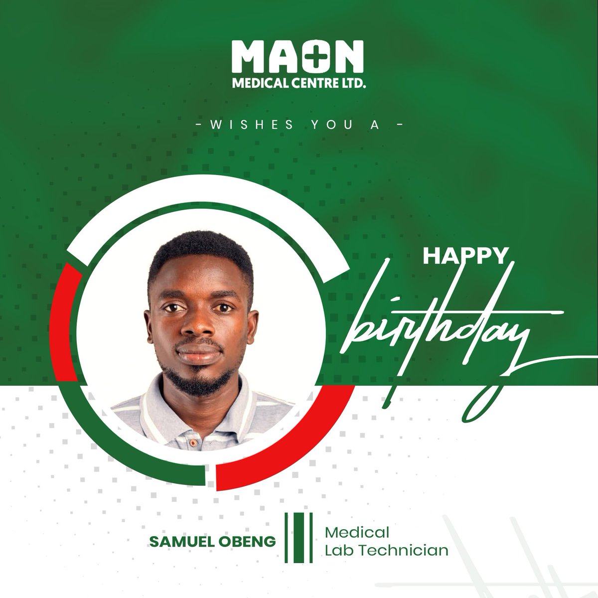 Happy birthday to our dear Medical Lab Technician. We pray that this day marks the beginning of more mazing events in your life #HappyBirthday #BirthdayCelebration #Birthday #BirthdayWishes
