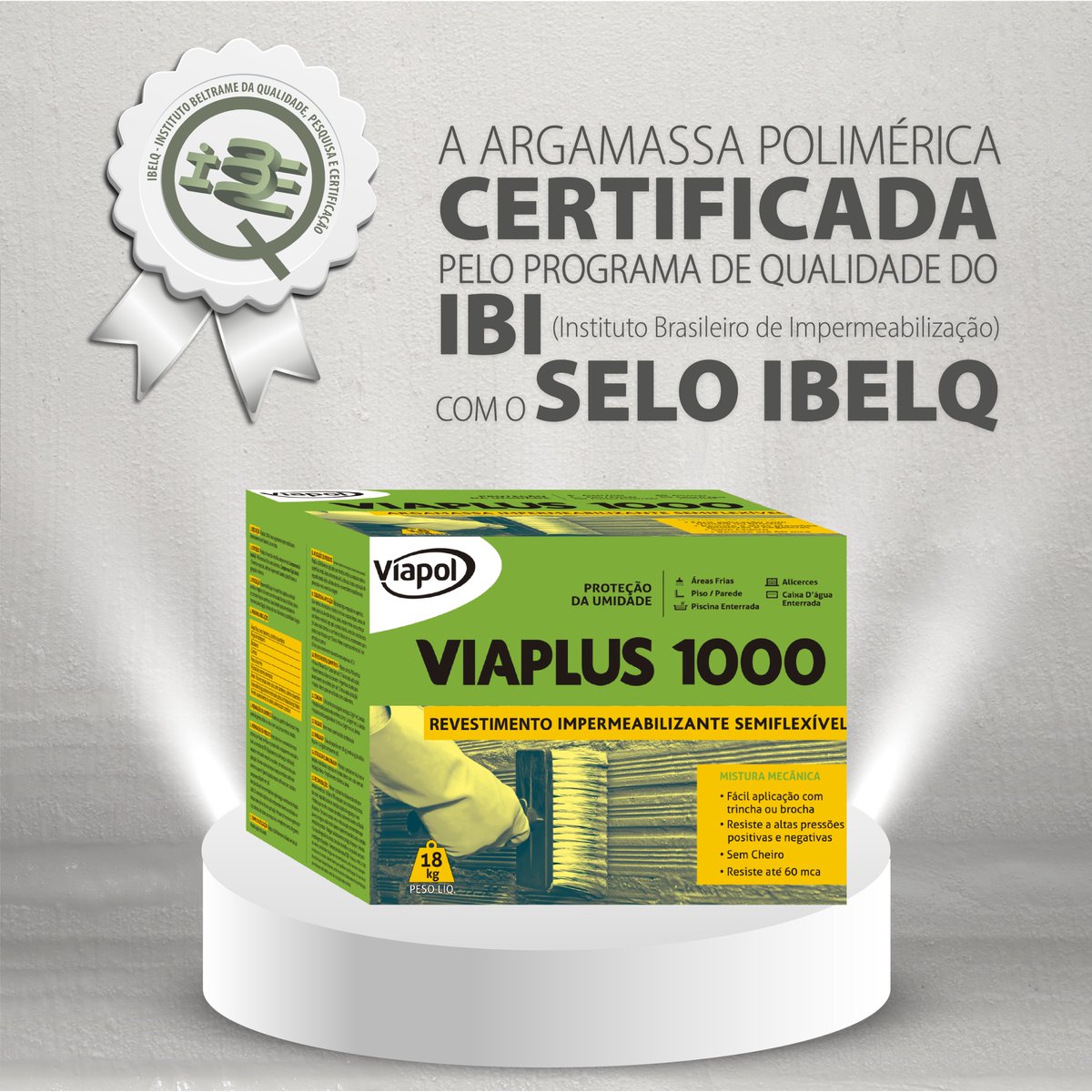 viapol_social's tweet photo. 📢 Temos uma novidade superbacana para compartilhar!
Como reflexo do nosso compromisso com a qualidade e inovação, nossa solução #Viaplus1000 conquistou o certificado PQ-IBI, do Instituto Beltrame da Qualidade (#IBELQ)! 🎉 https://t.co/TzEXOUI9y0