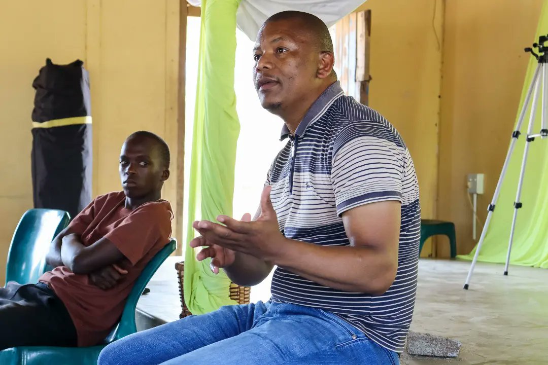 Participants at Siphofaneni (Nceka Inkhundla) engaging in Lisango Letemphilo, with the Executive Director as a special guest discussed critical issues that men face in society including solutions that can be taken at community and national level. #kwakhaindvoza #unaids #health