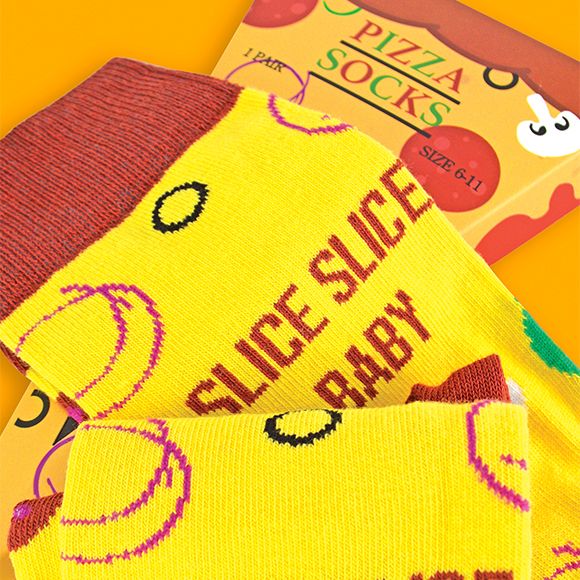 Happy International Beer &amp; Pizza Day! 🍺🍕
 
In the spirit of celebration, why not slip into a delightful pair of our Pizza Slice-Themed Socks? If pizza isn't your jam, perhaps our beer socks will tickle your fancy instead! 

buff.ly/3FaVrgu