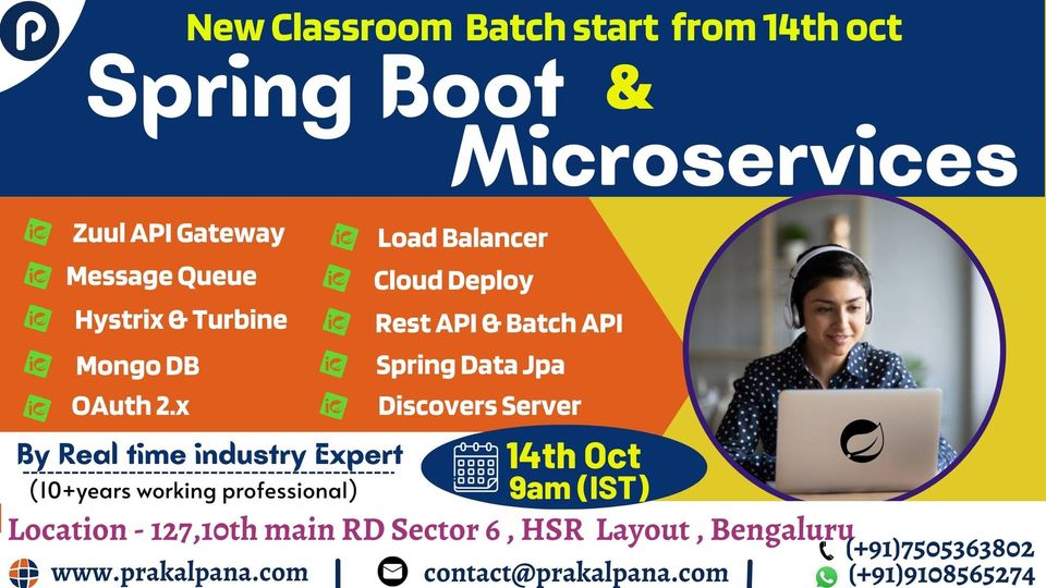 AkkuAgrawa47634's tweet image. 📷 Master Spring Boot Microservices Development!
Don't miss this opportunity to gain expertise in Spring Boot microservices.
📷Enroll Now: shorturl.at/fhAT7
📷Visit - prakalpana.com
#SpringBootMicroservices #SoftwareDevelopment #prakalpanatechnologies