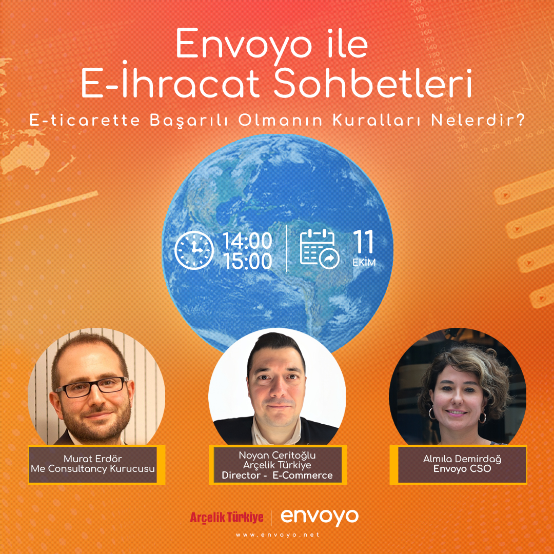 Arçelik Türkiye'de E-Commerce Director ünvanında çalışan Noyan Ceritoğlu ve Almıla Demirdağ ile Çarşamba günü saat 14.00'da Envoyo E-İhracat Sohbetlerinde beraber olacağız.

faydalisohbetler.com/event/e-ticare…
