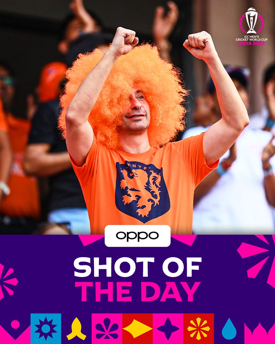 All decked out in Orange 🍊🇳🇱

The @oppo shot of the day 📸

#NZvNED