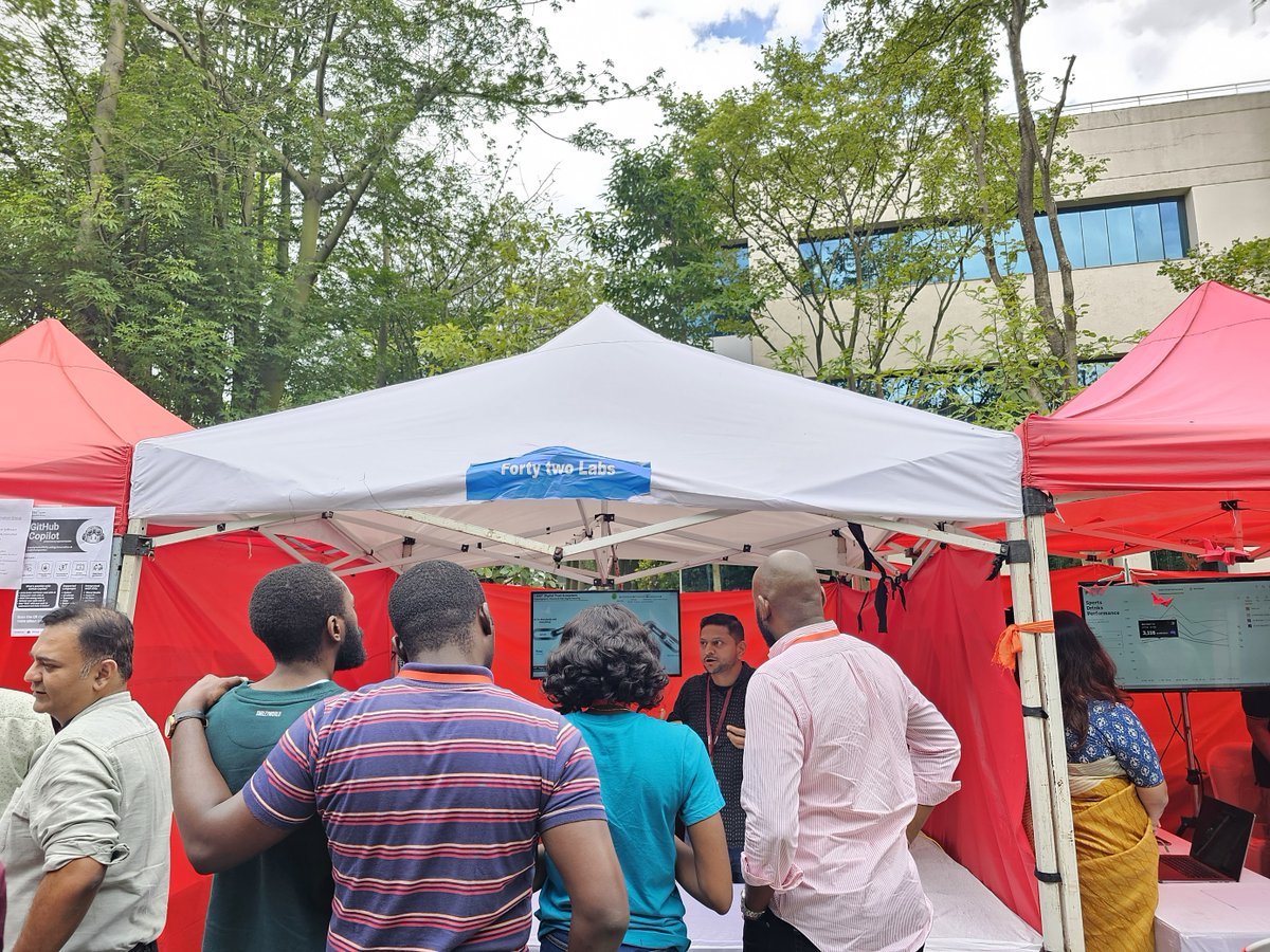 Infosys's tweet image. #iCETS celebrated the Tech Fest at Bangalore along with three startup partners of #InfosysInnovationNetwork - Yellow.ai, Kore.ai, &amp;amp; Fortytwo Labs. The fest packed workshops, panel discussions, sessions, &amp;amp; exhibitions. infy.com/3POAlcx