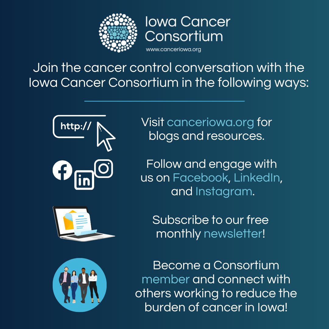 Iowa Cancer Consortium tweet media