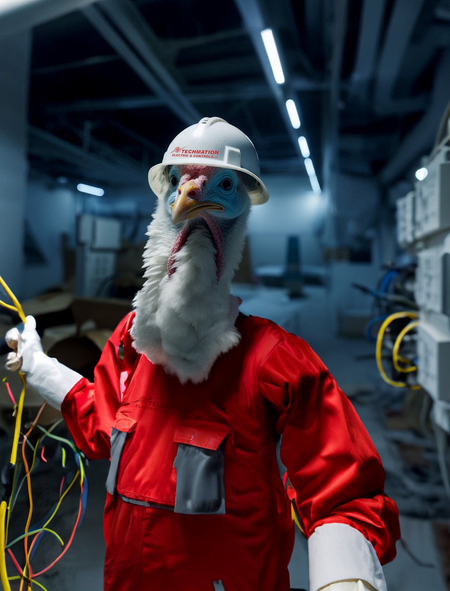 Tech_mation's tweet image. | Techmation Turnkey Turkey |🦃
Built, supplied, installed and completely ready to operate any day, especially Thanksgiving! 
To inquire further,  please get in touch with us at: estimating@techmationelectric.com
Wishing you a happy and blessed Thanksgiving!

#techmation #turnkey